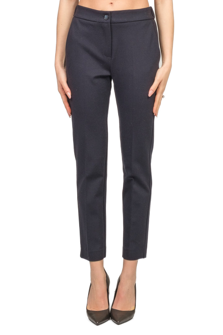 Angela Davis - Pantalone punto milano con elastico Art. RI9CO10