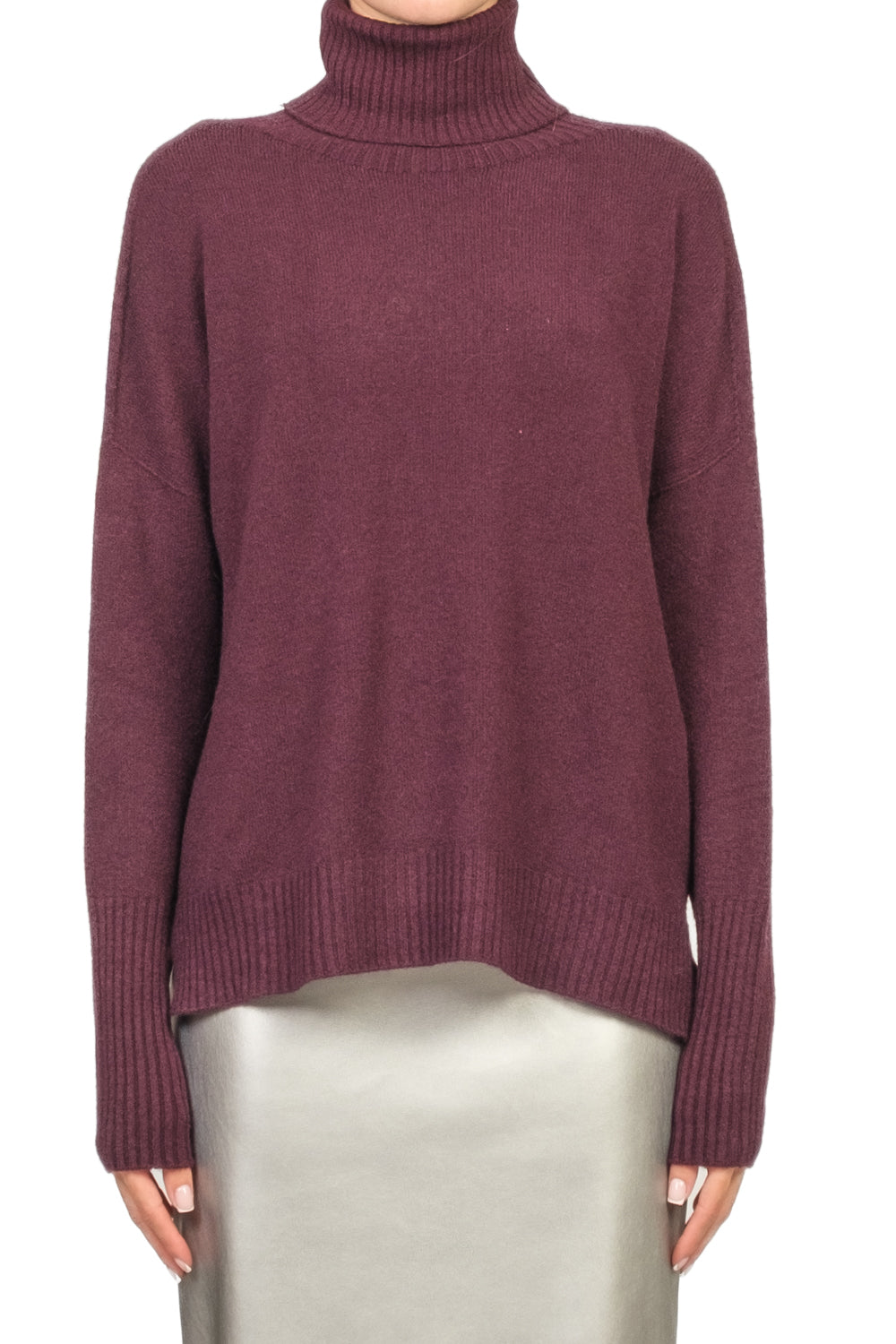 Angela Davis - Maglia over collo alto Art. RI9PA111