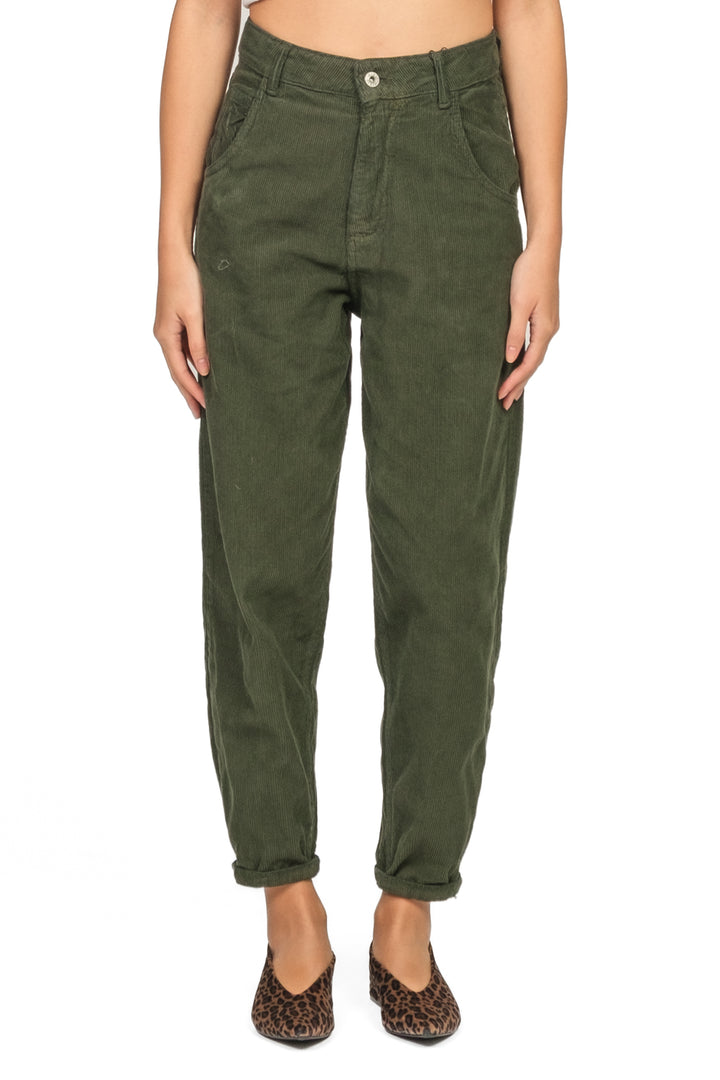 Dixie - Pantalone carrot velluto millerighe Art. P177Y150