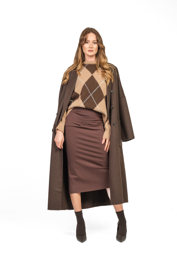 Tensione In - Maglia girocollo rombi Art. W5HMJ78A359