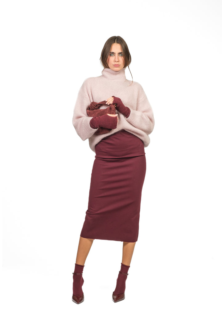 Dixie - Maglia collo alto misto mohair Art. M277Y316