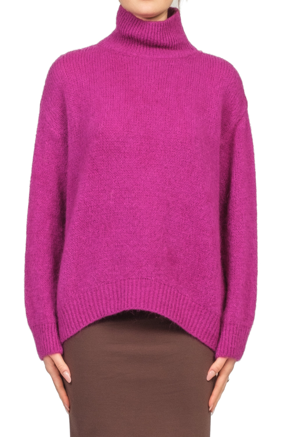 Dixie - Maglia collo alto misto mohair Art. M277Y316