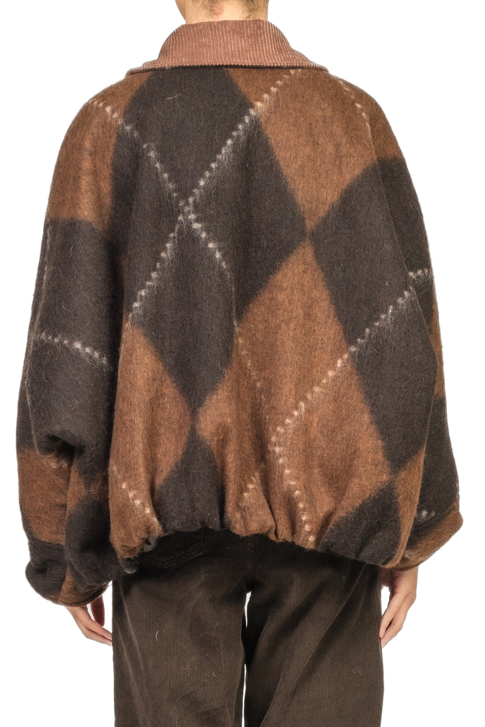 Dixie - Bomber over rombi colletto coste Art. V067Y058