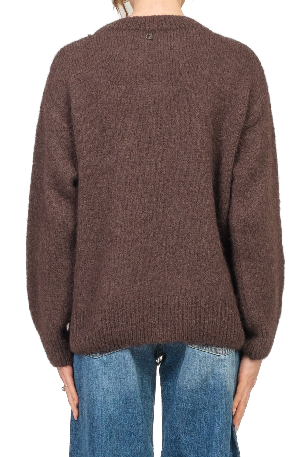 Dixie - Maglia girocollo misto alpaca Art. M277Y230