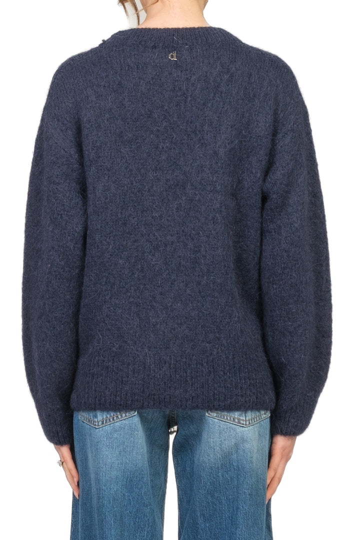 Dixie - Maglia girocollo misto alpaca Art. M277Y230