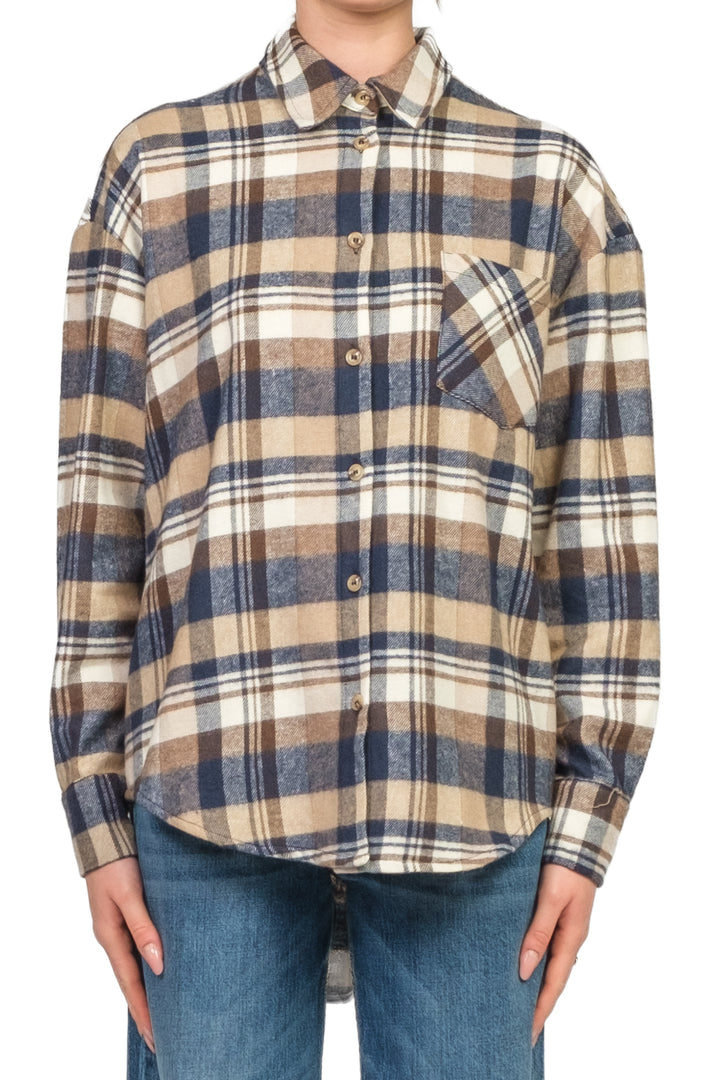 Tensione In - Camicia over check flanella Art. 26C1623