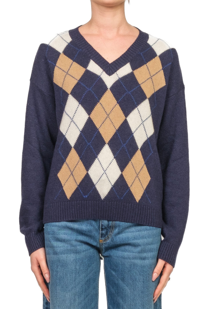 Tensione In - Maglia rombi scollo v Art. D82036