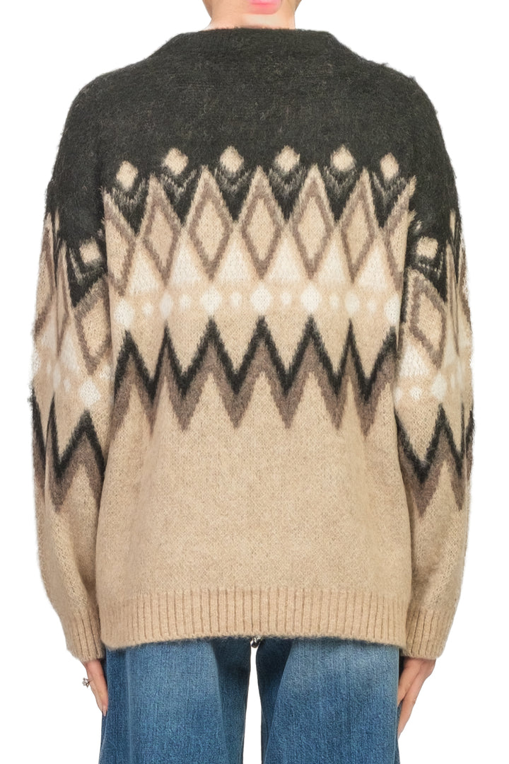 Tensione In - Maglia fantasia misto lana Art. W5HMJ51A373NV