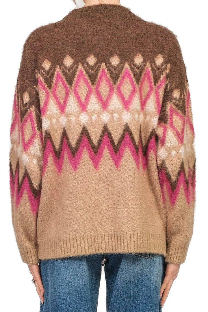 Tensione In - Maglia fantasia misto lana Art. W5HMJ51A373NV