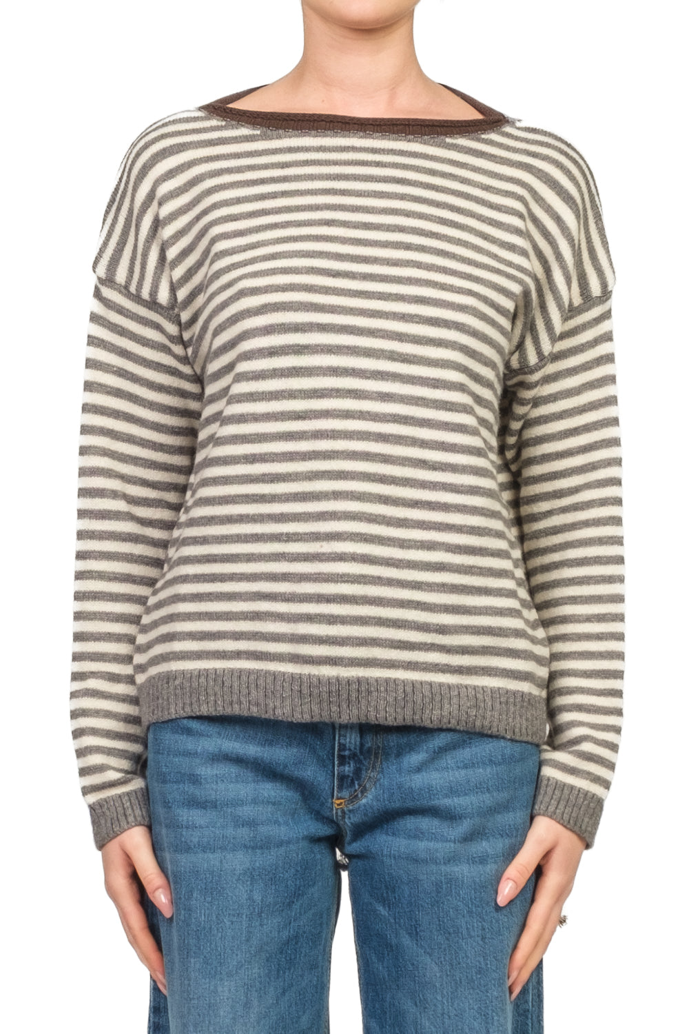 Tensione In - Maglia rigata girocollo Art. 25866/C