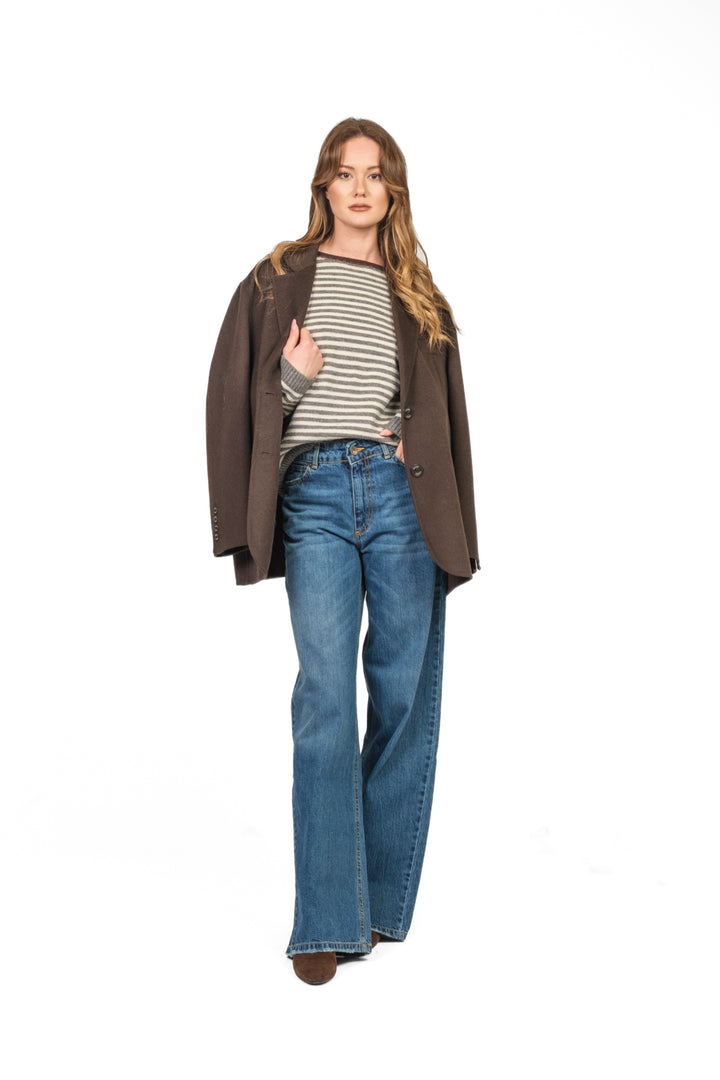 Tensione In - Maglia rigata girocollo Art. 25866/C