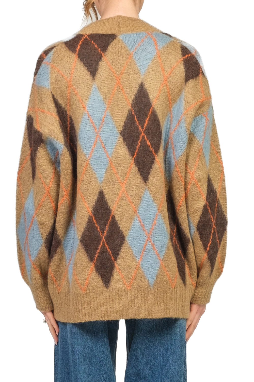 Tensione In - Cardigan con rombi Art. D80999