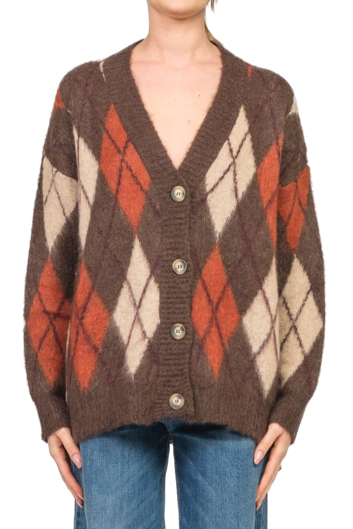 Tensione In - Cardigan con rombi Art. D80999