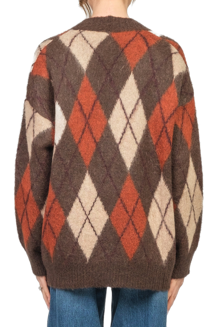 Tensione In - Cardigan con rombi Art. D80999