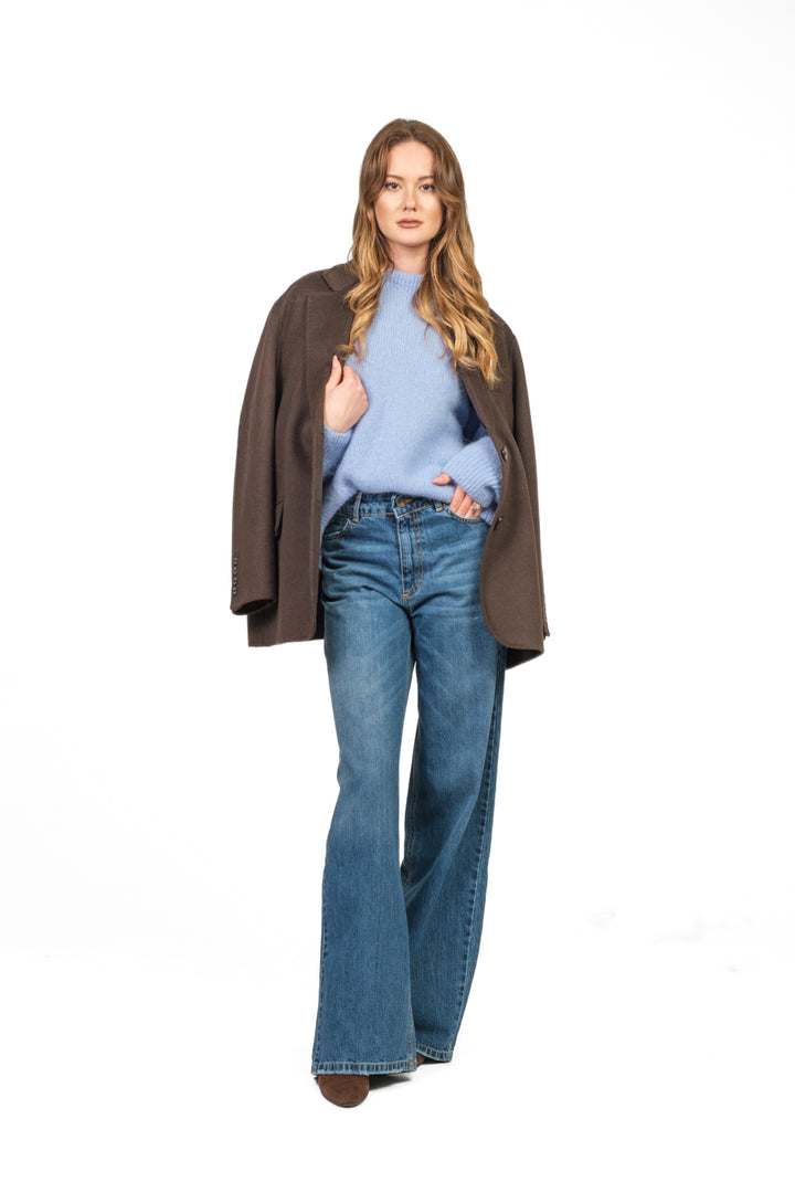 Dixie - Maglia girocollo misto alpaca Art. M277Y230