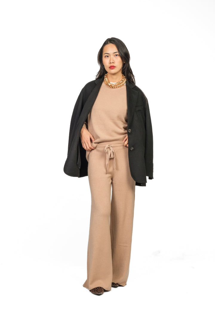 Kontatto - Pantalone in maglia con coulisse Art. FA100N