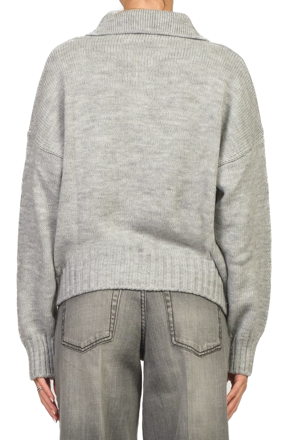 Vicolo - Maglia polo con applicazioni gioiello Art. 55156F