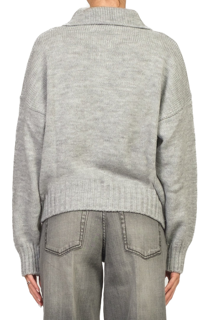 Vicolo - Maglia polo con applicazioni gioiello Art. 55156F