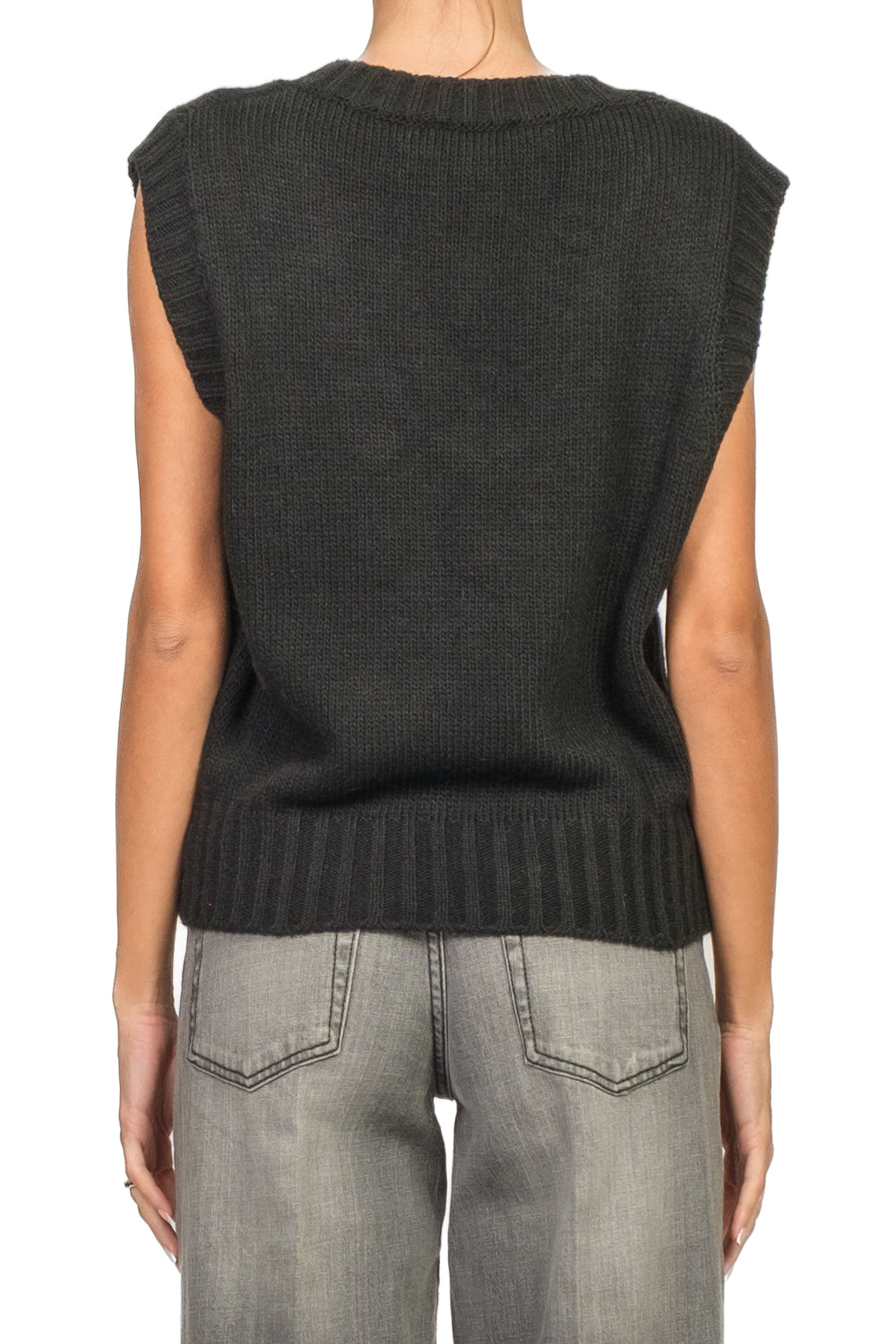 Vicolo - Gilet scollo v applicazioni gioiello Art. 55155F