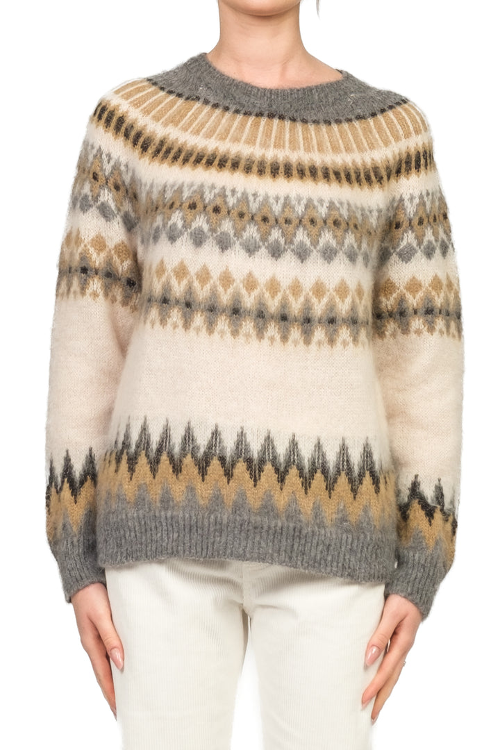 Tensione In - Maglia fantasia misto mohair Art. D81327