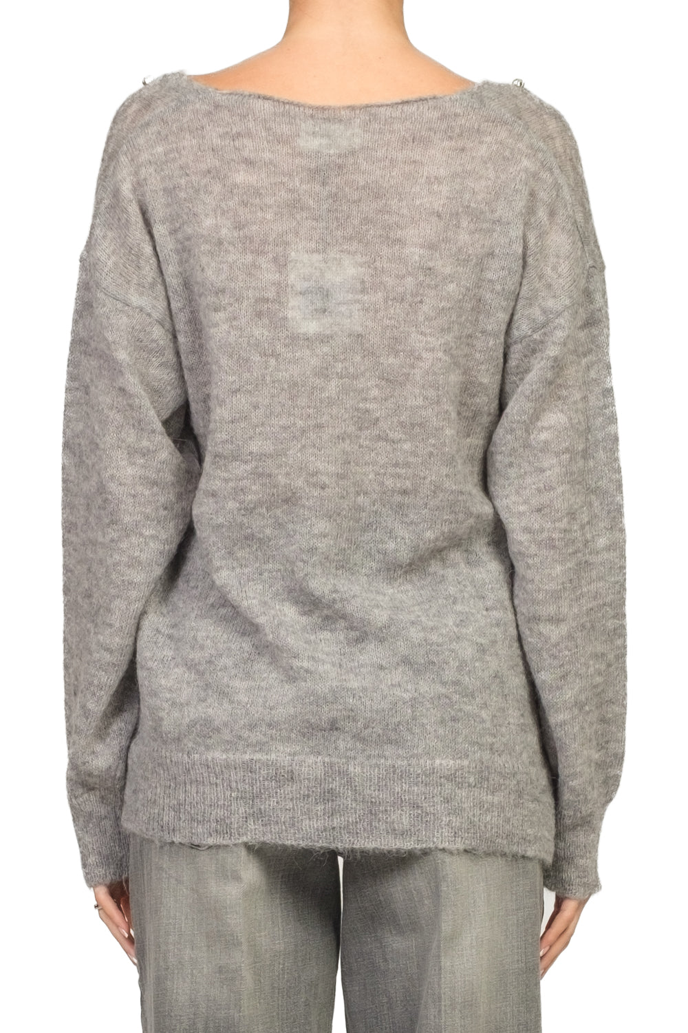 Vicolo - Maglia scollo v applicazioni gioiello Art. 77262F