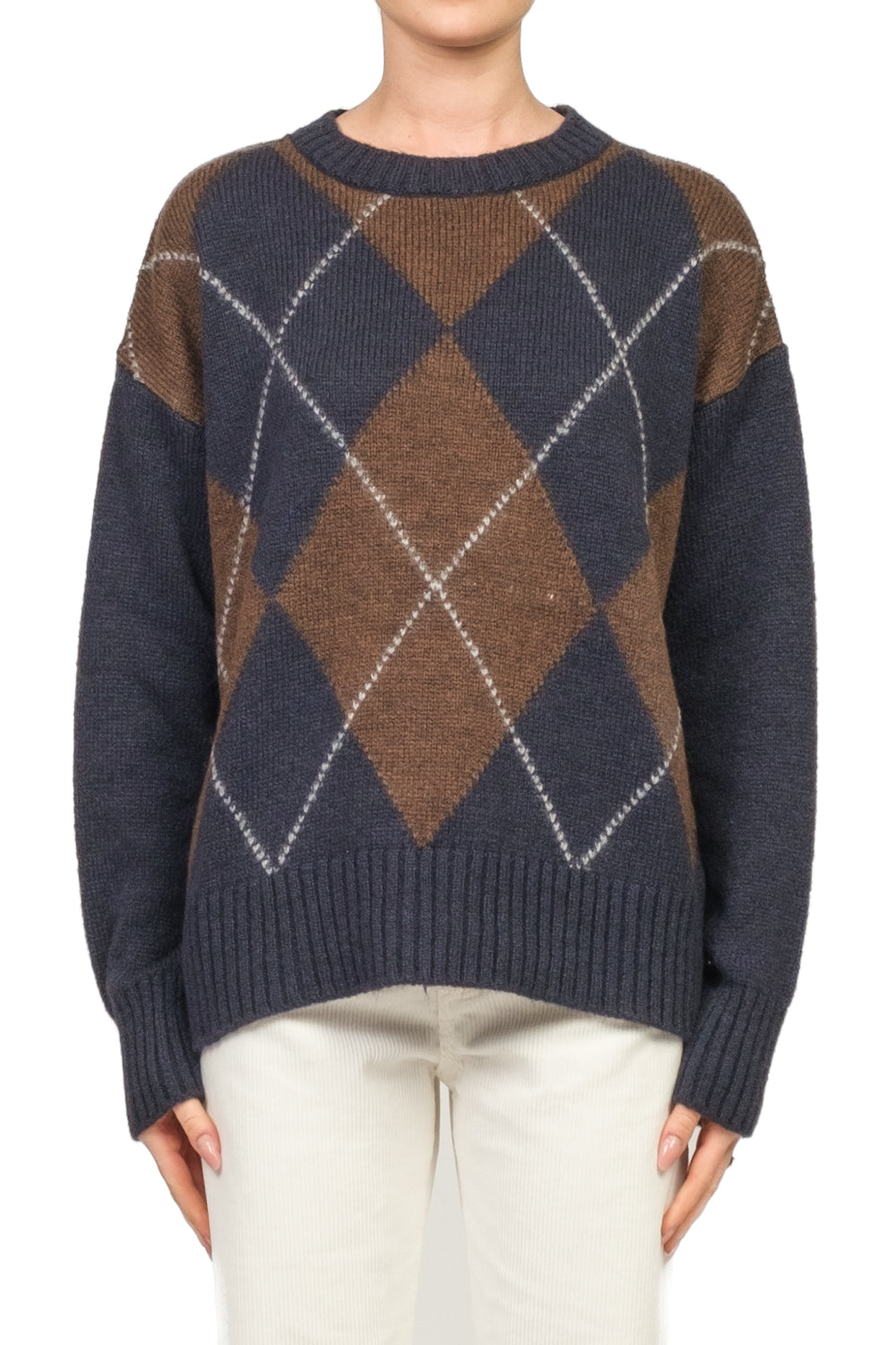 Tensione In - Maglia girocollo rombi Art. W5HMJ78A359