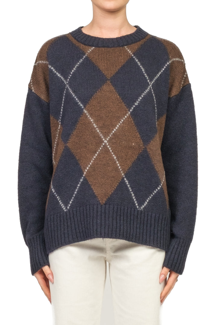 Tensione In - Maglia girocollo rombi Art. W5HMJ78A359