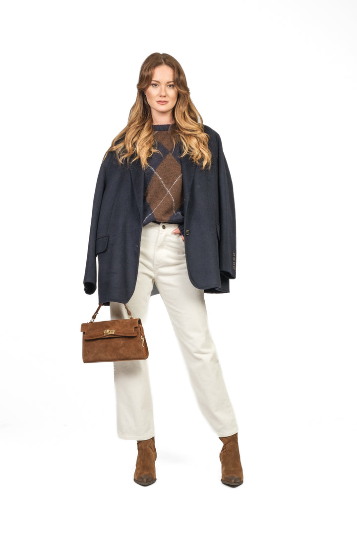 Tensione In - Maglia girocollo rombi Art. W5HMJ78A359