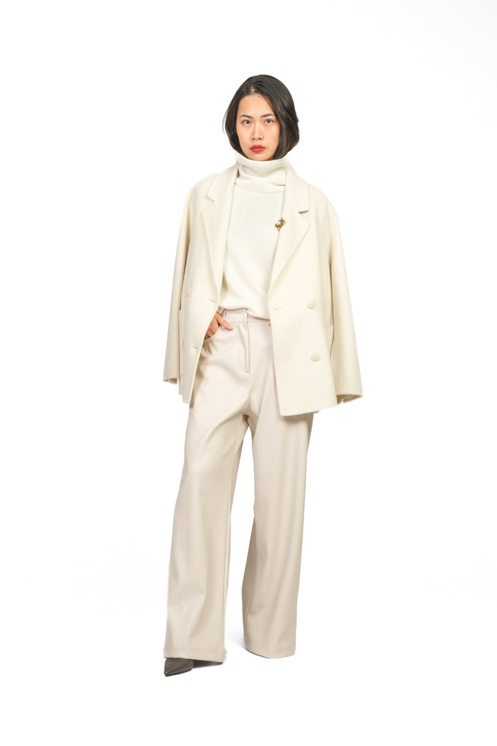 Tensione In - Maglia collo alto con spalline Art. D82075