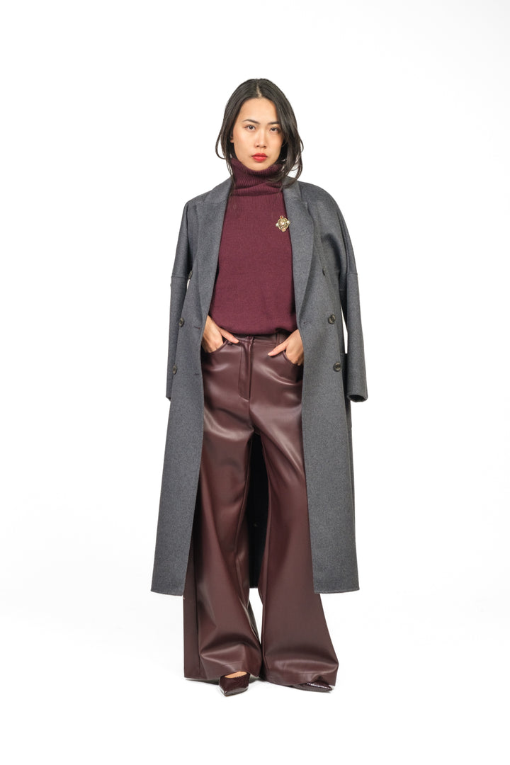 Tensione In - Maglia collo alto con spalline Art. D82075