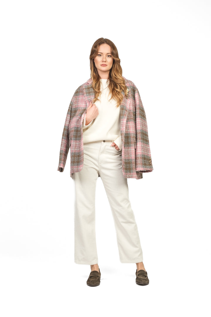 Tensione In - Pantalone gamba dritta velluto coste Art. W25PB32