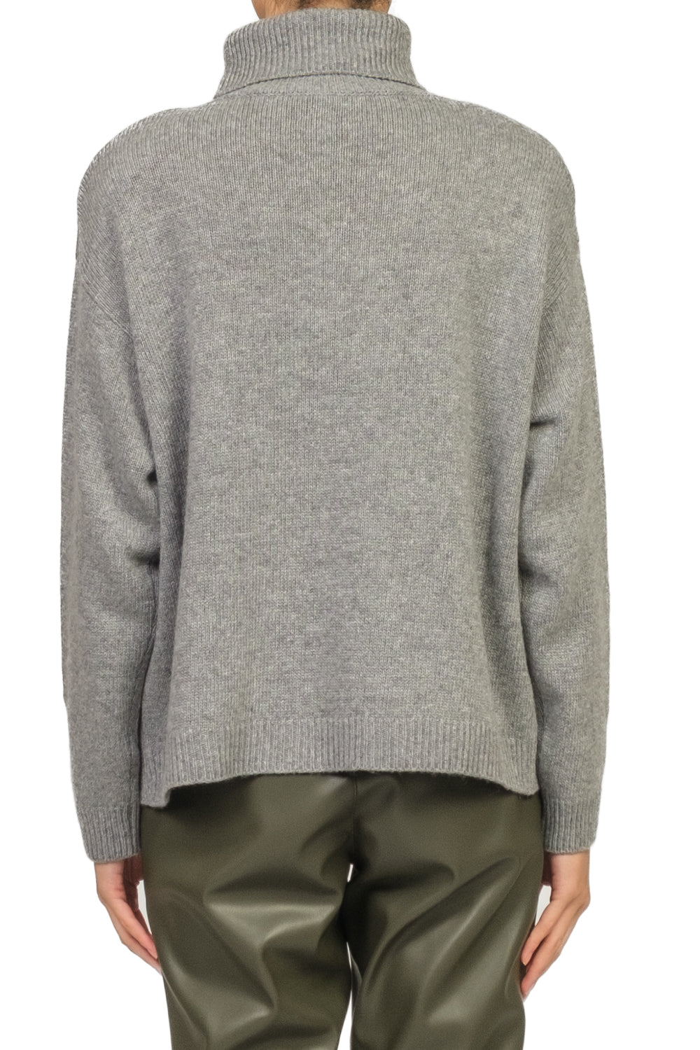 Tensione In - Maglia collo alto con spalline Art. D82075