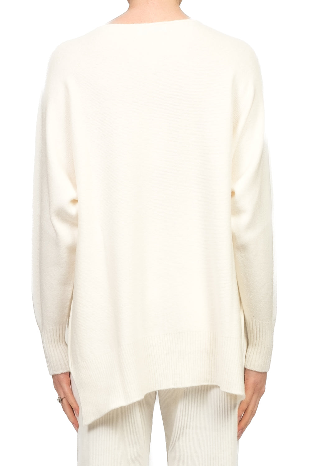 Kontatto - Maglia scollo barca con spacchi Art. FA102N