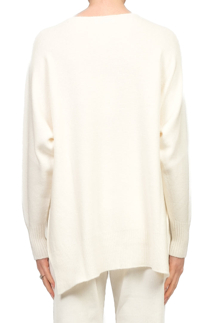 Kontatto - Maglia scollo barca con spacchi Art. FA102N