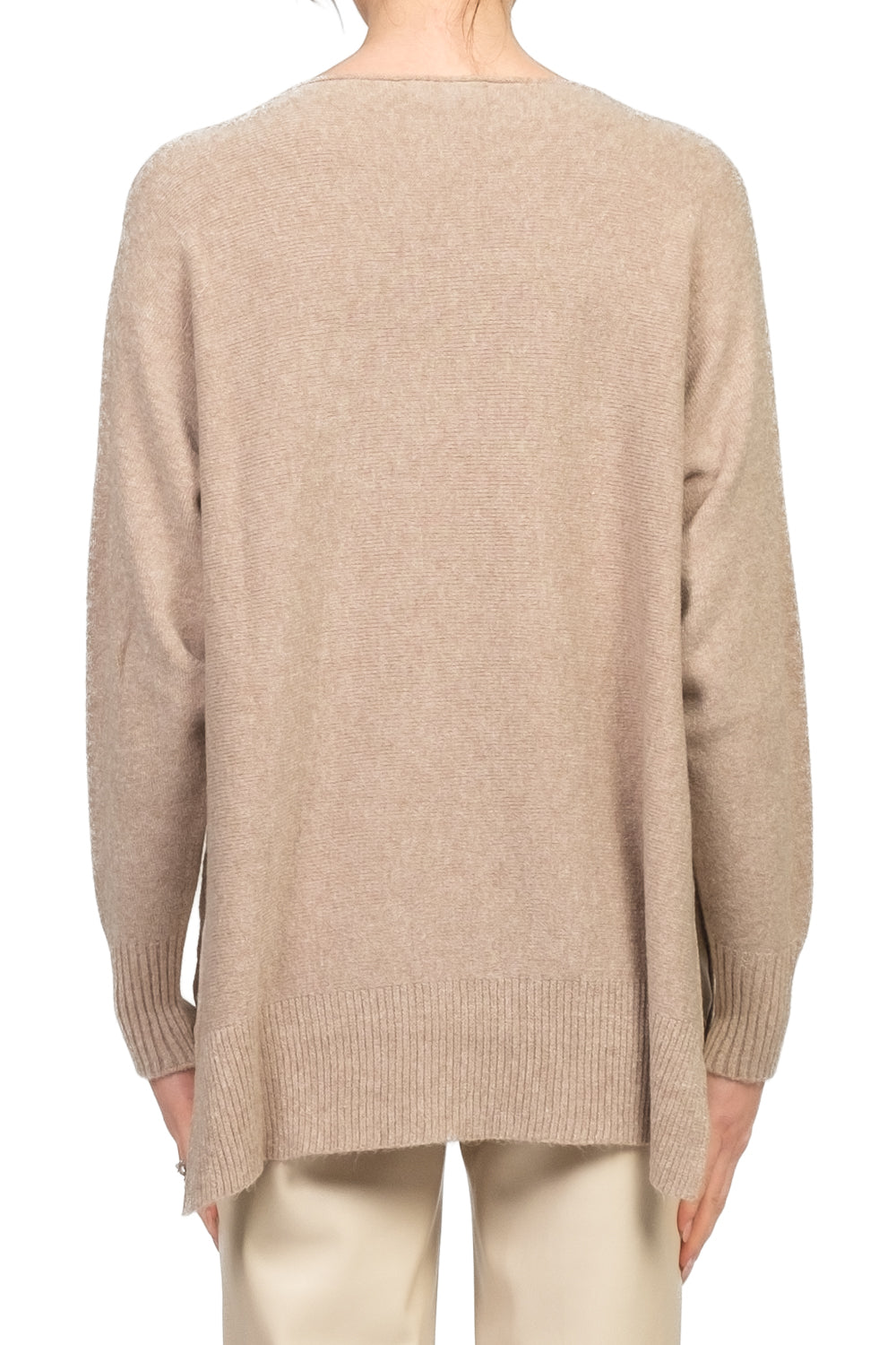 Kontatto - Maglia scollo barca con spacchi Art. FA102N