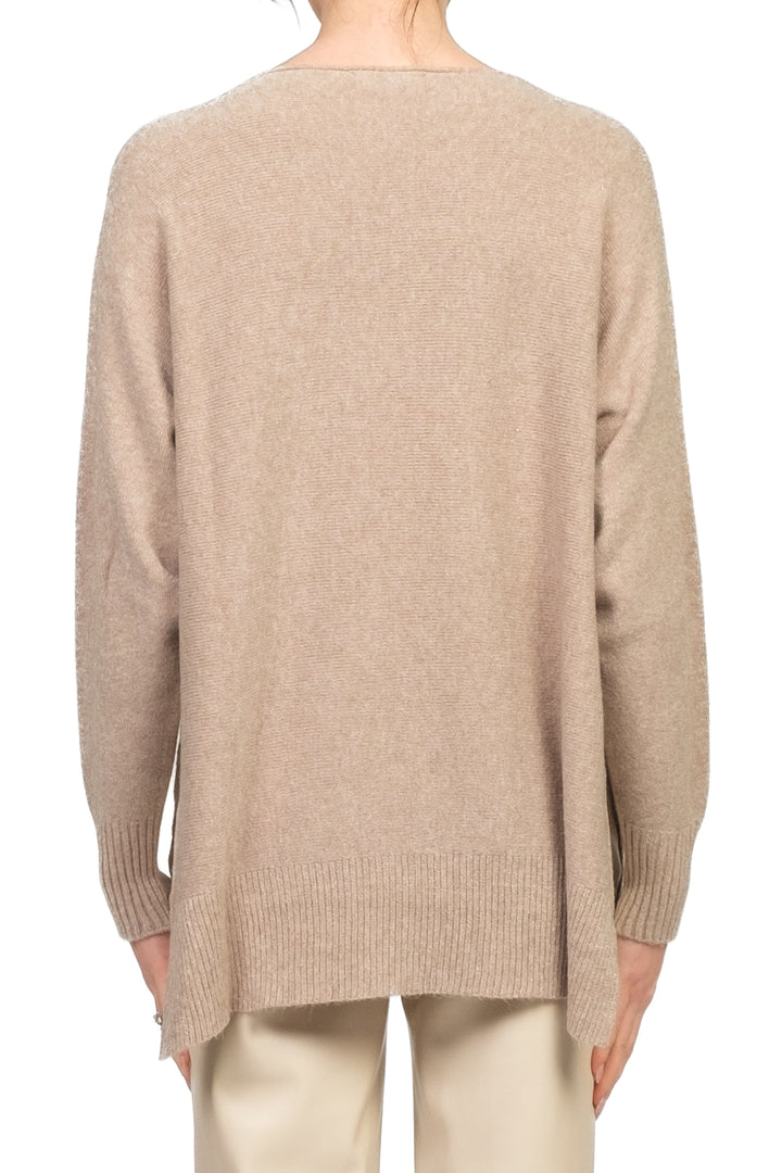 Kontatto - Maglia scollo barca con spacchi Art. FA102N