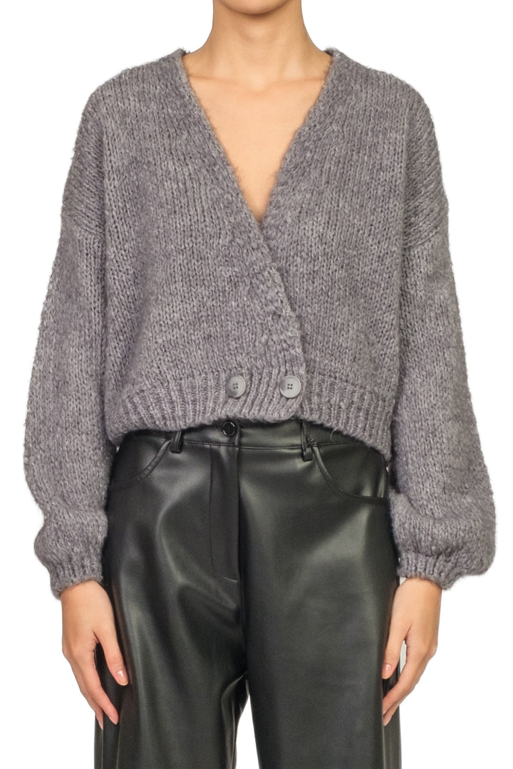 Dixie - Cardigan crop misto mohair Art. M277Y234/M277Y324