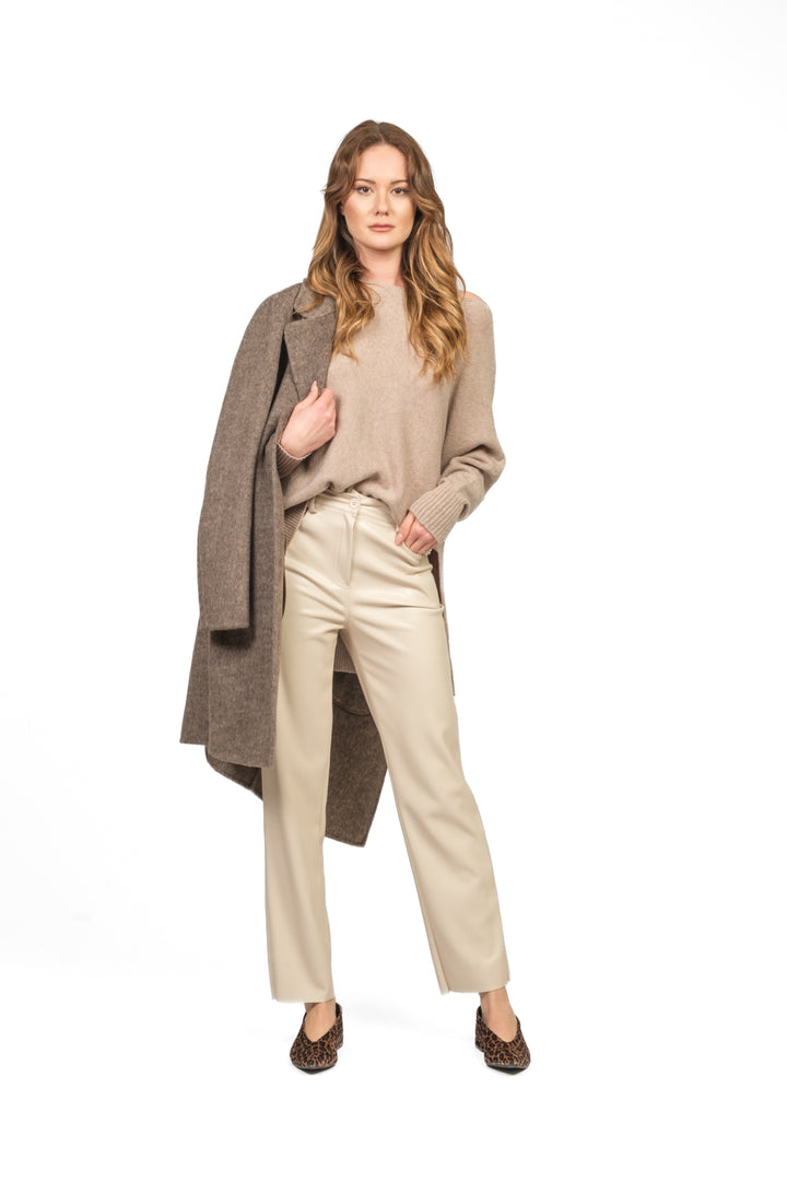 Kontatto - Maglia scollo barca con spacchi Art. FA102N