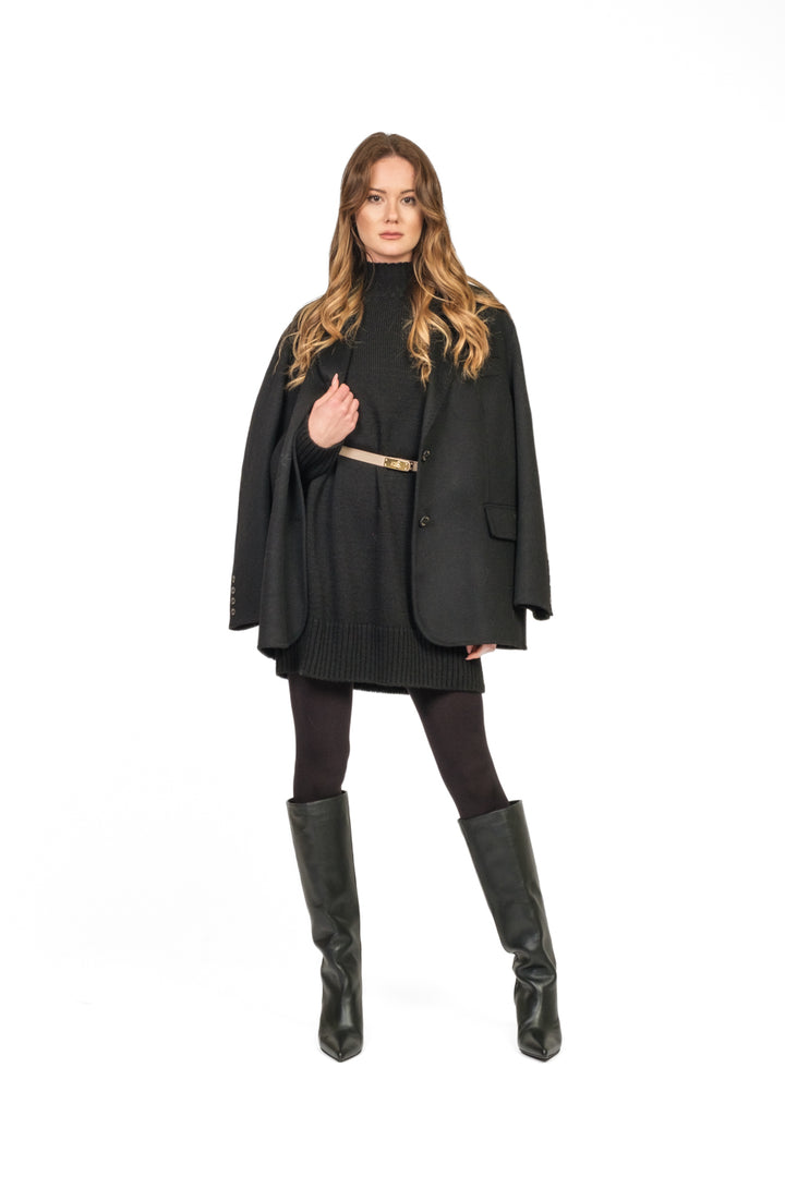 Tensione In - Maxi maglia over collo lupetto Art. D82035