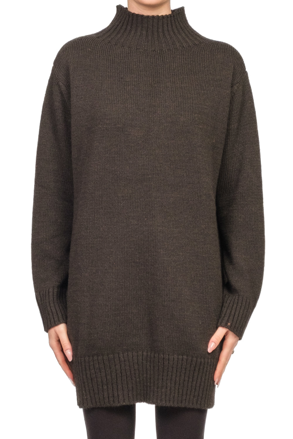 Tensione In - Maxi maglia over collo lupetto Art. D82035