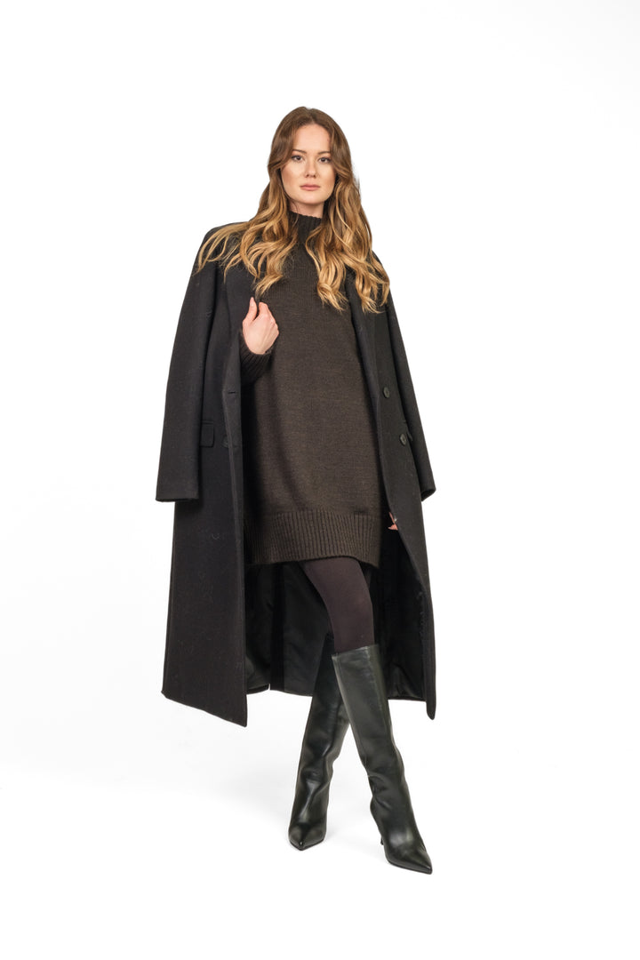 Tensione In - Maxi maglia over collo lupetto Art. D82035