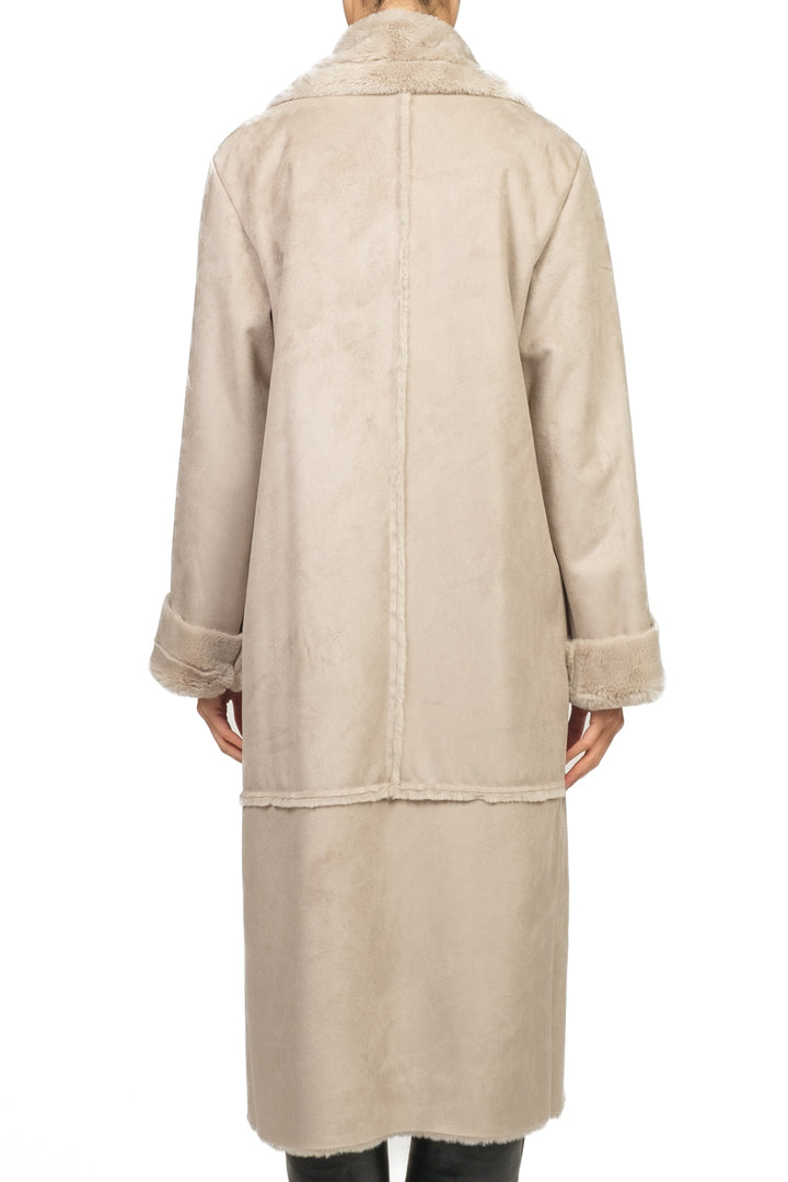 Tensione In - Cappotto eco montone lungo Art. 224011-L