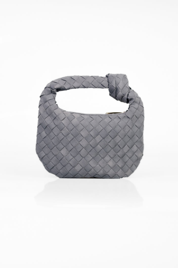 Upper - Borsa nodo intrecciata scamosciata