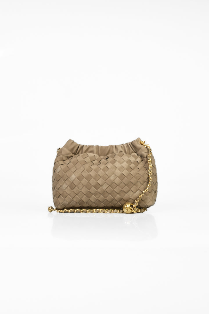 Upper - Borsa arricciata scamosciata