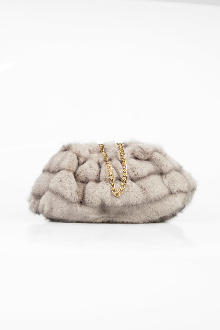 Upper - Borsa Clutch in eco pelliccia