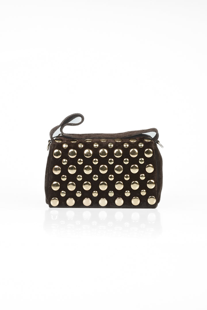 Upper - Borsa bauletto con borchie