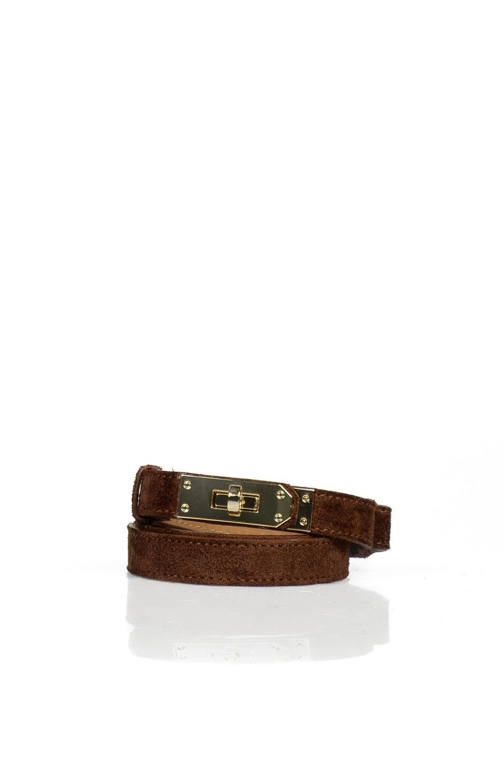 Upper - Cintura lucchetto scamosciata