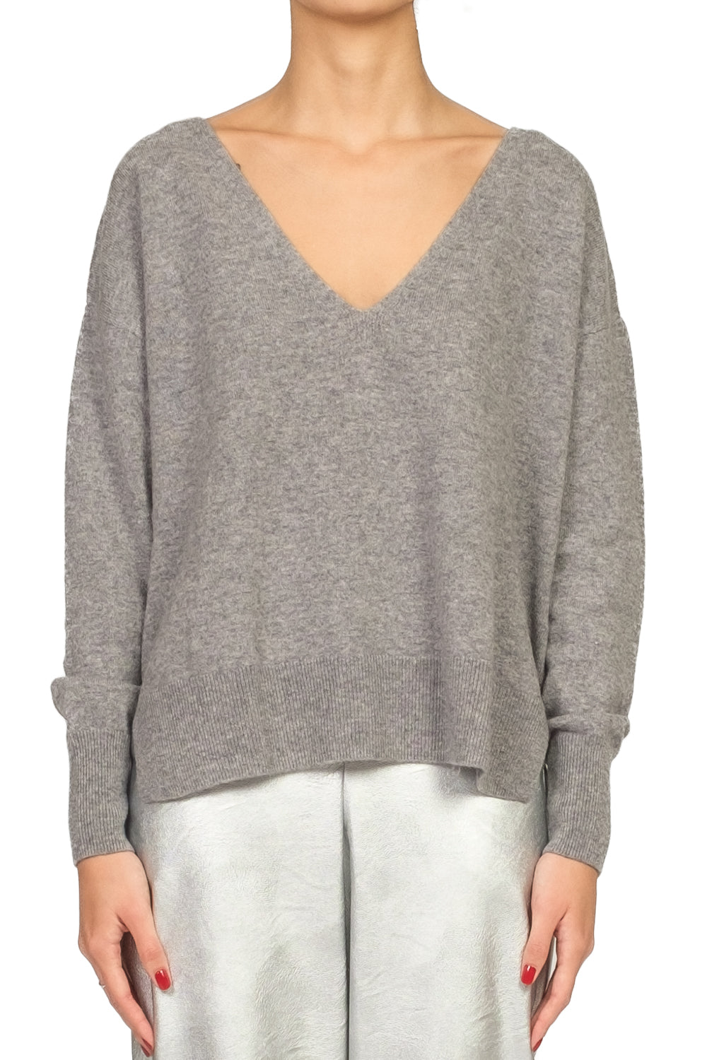 Tensione in - Maglia scollo V bottoni posteriori Art. WL544AI25