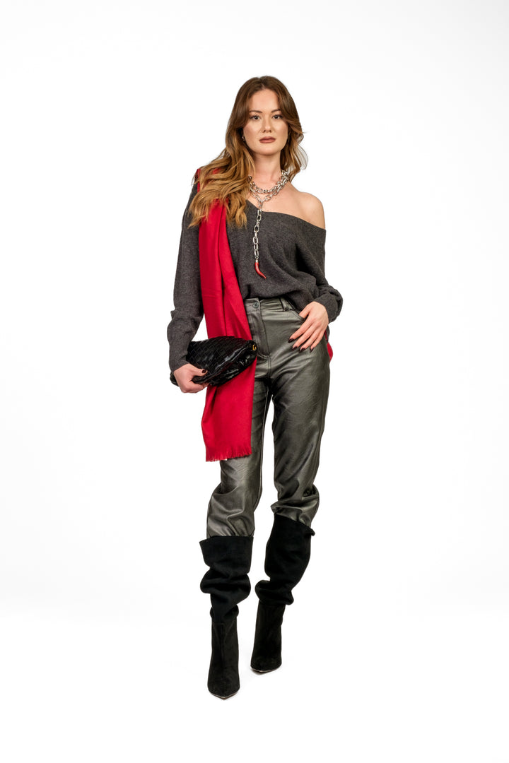 Tensione in - Maglia scollo V bottoni posteriori Art. WL544AI25