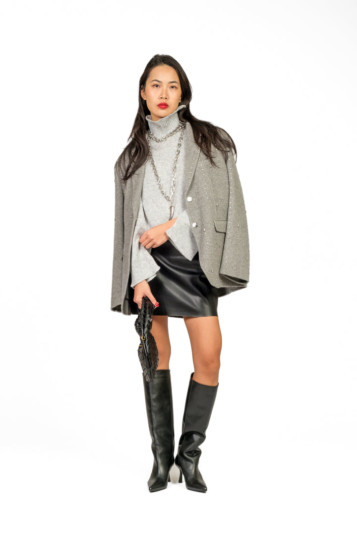 Vicolo - Maglia over collo alto Art. 77153F